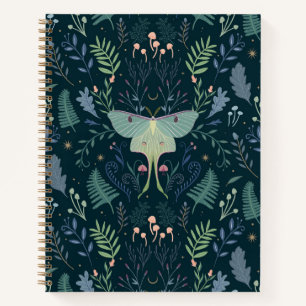 Donkere Maanvlinder Botanisch Dagboek  Notitieboek