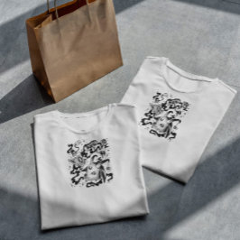 Donkere magische elementen t-shirt