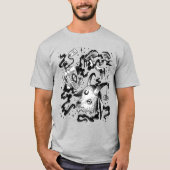 Donkere magische elementen t-shirt (Voorkant)