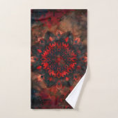 Donkere Mandala - Boho Gothic Gift Bad Handdoek (Handdoek)