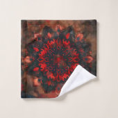 Donkere Mandala - Boho Gothic Gift Bad Handdoek (Wasdoekje)