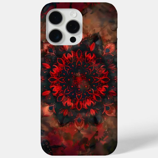 Donkere Mandala - Boho Gothic Gift Case-Mate iPhone Case (Achterkant)