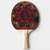 Donkere Mandala - Boho Gothic Gift Tafeltennisbatje (Voorkant)