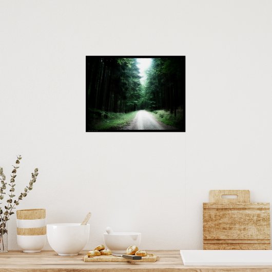 Donkere manieren poster (Keuken)