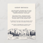 Donkere marine | Details van de mountainbtweddenwe Informatiekaartje (Voorkant)