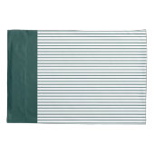  Donkere marinedrukwitduin gestreept  Kussensloop (Achterkant)