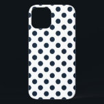 Donkere marinesblauwe haarstippen iPhone 12 hoesje<br><div class="desc">Donkere blauwachtige haarpunten op witte achtergrond</div>
