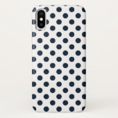 Donkere marinesblauwe haarstippen Case-Mate iPhone case (Achterkant)