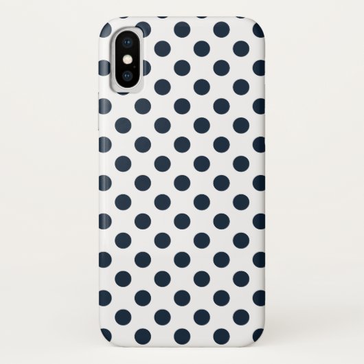 Donkere marinesblauwe haarstippen Case-Mate iPhone case (Achterkant)