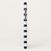 Donkere marinesblauwe haarstippen Case-Mate iPhone case (Achterkant/links)