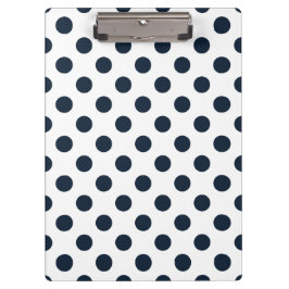 Donkere marinesblauwe haarstippen klembord