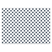 Donkere marinesblauwe haarstippen tafelkleed (Voorkant (Horizontaal))