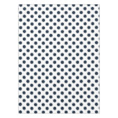 Donkere marinesblauwe haarstippen tafelkleed (Voorkant)