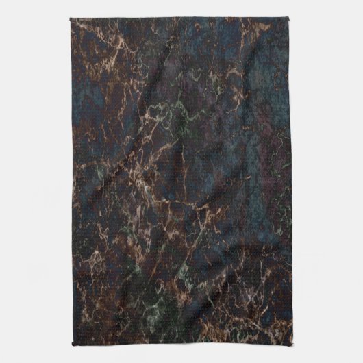 Donkere marmer theedoek (Verticaal)