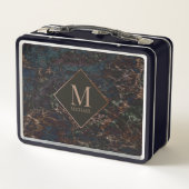 Donkere marmeren lunchbox (Achterkant)