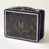 Donkere marmeren lunchbox (Voorkant)