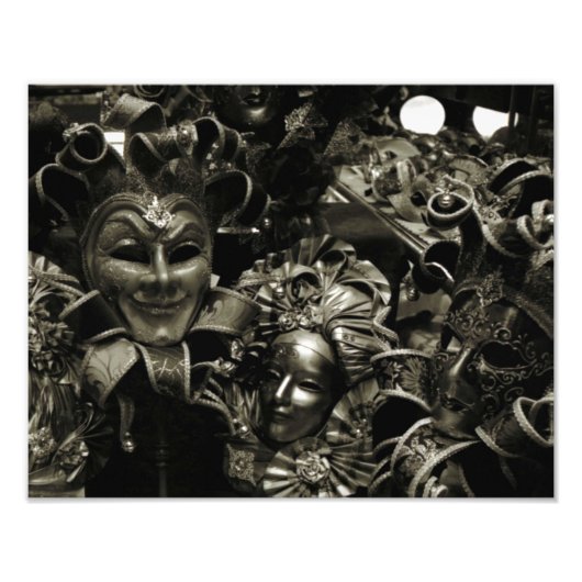 Donkere Masquerade Foto Afdruk (Voorkant)