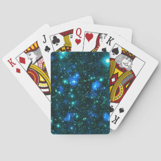 Donkere Materie Blauw Turquoise Pokerkaarten