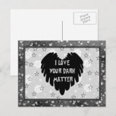 Donkere materie briefkaart (Voorkant / Achterkant)