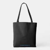 Donkere materie-Canvas tas (Achterkant)