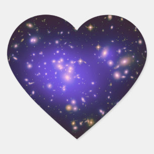 Donkere materie in Galaxy Cluster Abell 1689 (Hubb Hart Sticker