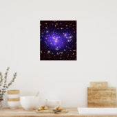 Donkere materie in Galaxy Cluster Abell 1689 (Hubb Poster (Keuken)