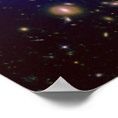 Donkere materie in Galaxy Cluster Abell 1689 (Hubb Poster (Hoek)