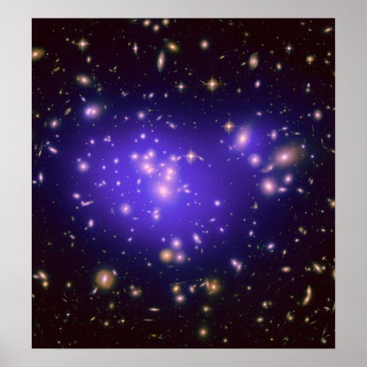 Donkere materie in Galaxy Cluster Abell 1689 (Hubb Poster (Voorkant)