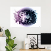 Donkere materie poster (Thuiskantoor)