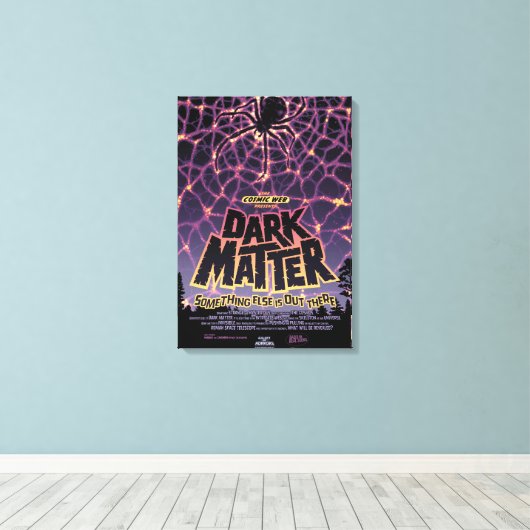 Donkere materie Poster. Canvas Afdruk (Insitu (Houten vloer))
