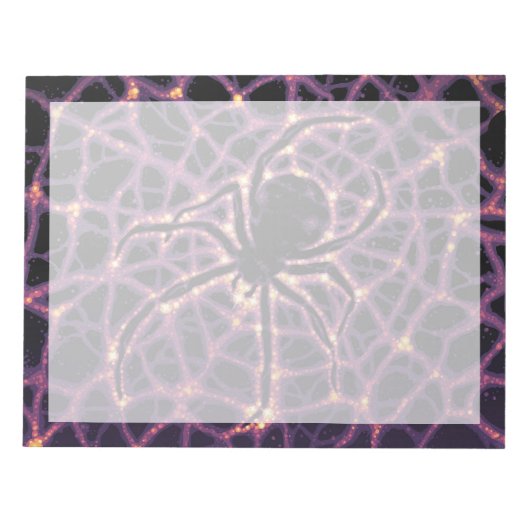 Donkere materie Poster. Notitieblok (Voorkant)