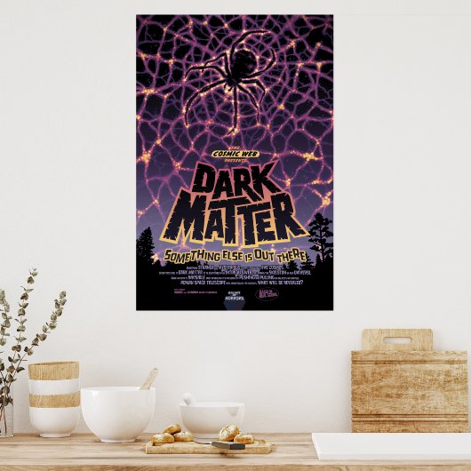 Donkere materie Poster. Poster (Keuken)