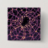 Donkere materie Poster. Vierkante Button 5,1 Cm (Voorkant)