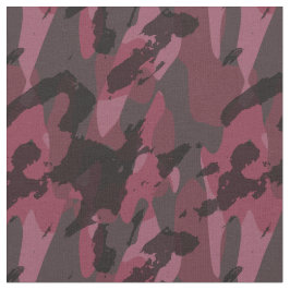 Donkere mauve camouflage abstract stof