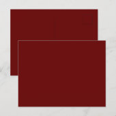 Donkere Mauve, Dull Paars, Ironstone Briefkaart (Voorkant / Achterkant)