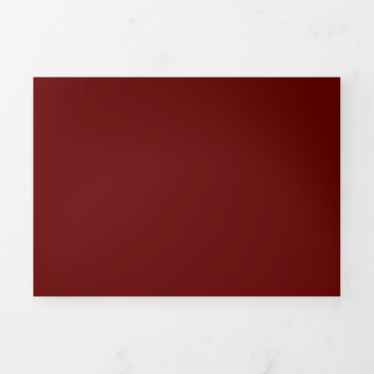 Donkere Mauve, Dull Paars, Ironstone Drieluik Kaart (Cover)