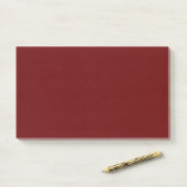 Donkere Mauve, Dull Paars, Ironstone Post-it® Notes (Op bureau)