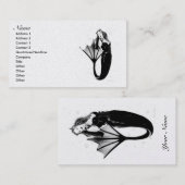 Donkere mermaïde Visitekaartjes (Voorkant / Achterkant)