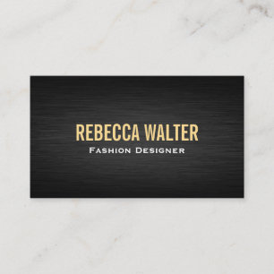 Donkere metalen achtergrond visitekaartje