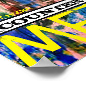 DONKERE METRO TEGENINFORMATIE POSTER (Hoek)