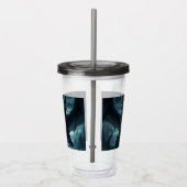 Donkere, middeleeuwse draak acryl drinkbeker (Rechts)