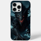 Donkere, middeleeuwse draak Case-Mate iPhone case (Achterkant)