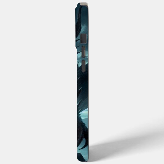 Donkere, middeleeuwse draak Case-Mate iPhone case (Achterkant / Links)