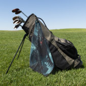 Donkere, middeleeuwse draak golfhanddoek (Groen)