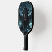 Donkere, middeleeuwse draak pickleball paddle (Links)