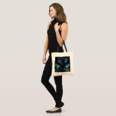 Donkere, middeleeuwse draak tote bag (Voorkant (model))