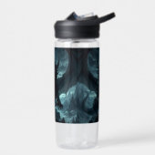 Donkere, middeleeuwse draak waterfles (Links)