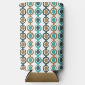 Donkere midden-eeuw moderne keten seltzer blikjeskoeler (Voorkant)