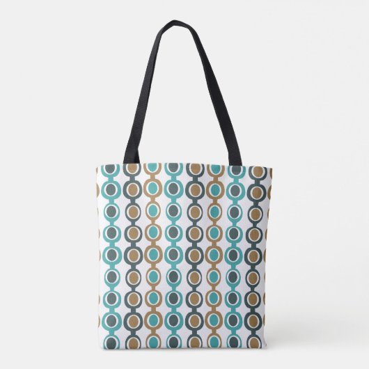 Donkere midden-eeuw moderne keten tote bag (Achterkant)