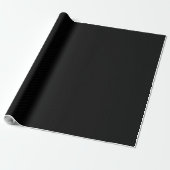 Donkere Middennacht Streep Cadeaupapier (Uitgerold)